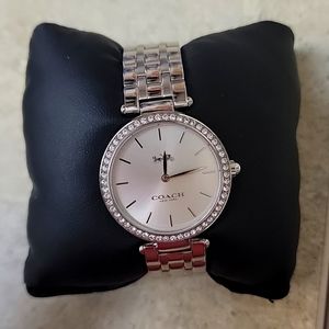 COACH park woman's watch crystal silver